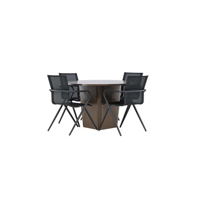 Odessa 4 - Person Patio Dining Set Round Table