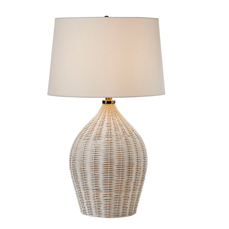 Lampe de table en rotin Anshuman