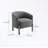 Upholstery Accent Chair with wooden legs-1210072381
