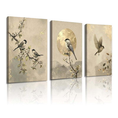 3 Piece Wrapped Canvas Wall Art