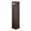 Armoire d'angle, armoire éclairée, armoire cerisier foncé