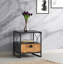 Jair 45cm W Manufactured Wood Bedside Table