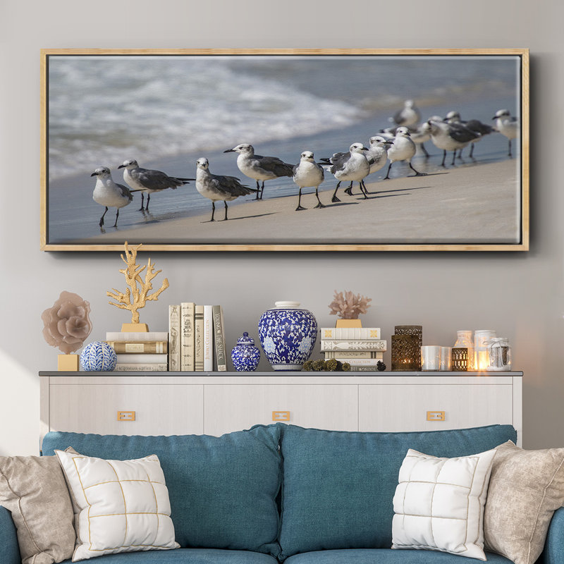 What's Up Gulls- Framed Canvas