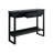 Master Coal Black Console Table