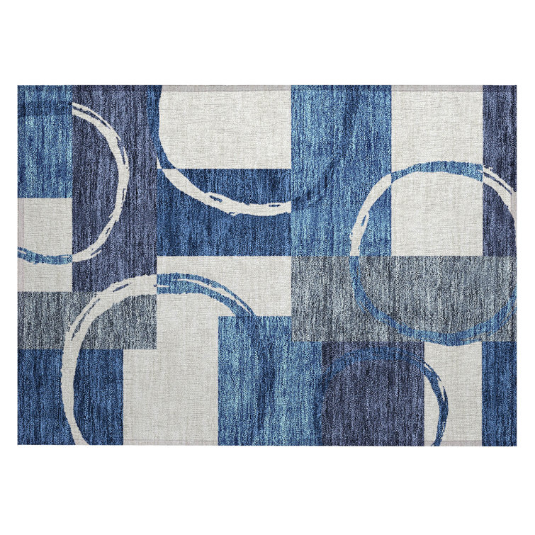 Aleh Area Rug with Non-Slip Backing