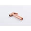 Bidet de toilette à main - or rose, fabrication en métal, 2 modes d'eau, rouille, étapes d'installation faciles en or pour le métal, jet double, propulseur d'hygiène, antirouille et à la corrosion, installation simple