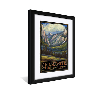Yosemite National Park Valley Professionally Framed & Matted Art Print - by Paul A. Lanquist