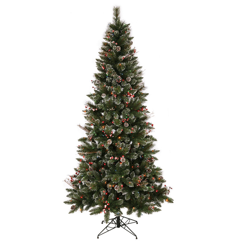 6' x 36" Snow Tipped Pine Berry Tree DuraL 250MU