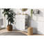 Meuble-lavabo flottant 21,6 po avec lavabo en céramique - parfait pour les petites salles de bain, rangement à droite