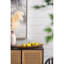 Assiette décorative en bois de teck 23,6 x 6,3 x 2 po en forme de carotte naturelle