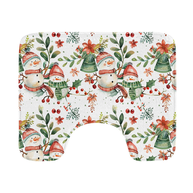  Tapis de salle de bain Christmas U