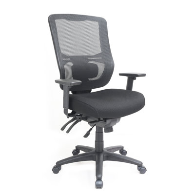 Apollo II Multifunction High-Back Swivel Office Chair with TEMPUR® Cushioned Seat and Mesh Back
