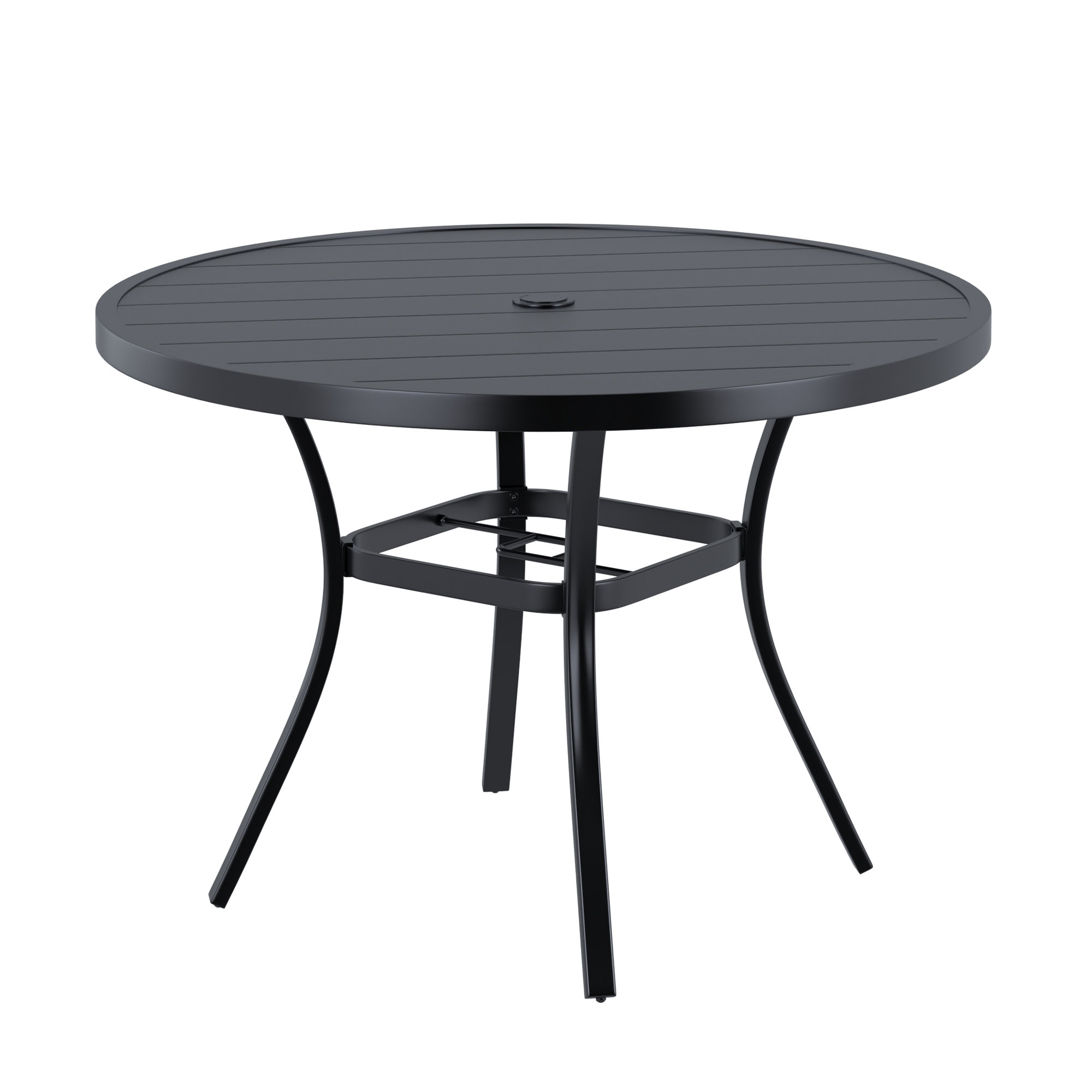 Ebern Designs Billiot Round Outdoor Dining Table & Reviews | Wayfair
