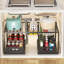 Expandable Under Sink Storage 2-Tier Pull Out Organizer Adjustable Sliding Drawer Steel Rack