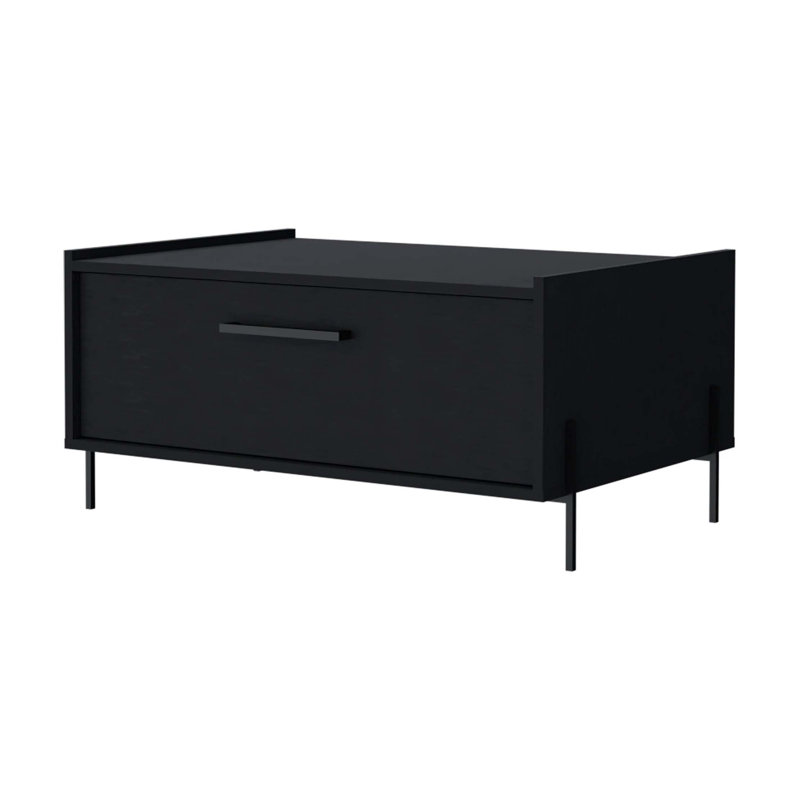 Coffee Table With Flip-Down Door