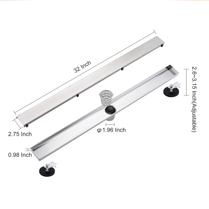 32'' W Linear Grid, Brushed Nickel