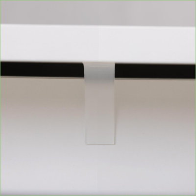 Modern 2-Drawer Nightstand with Solid Pine Legs – White Walnut