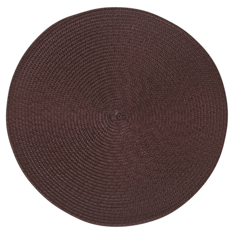 Quantaya Polypropylene Solid Colour Placemant, Brown