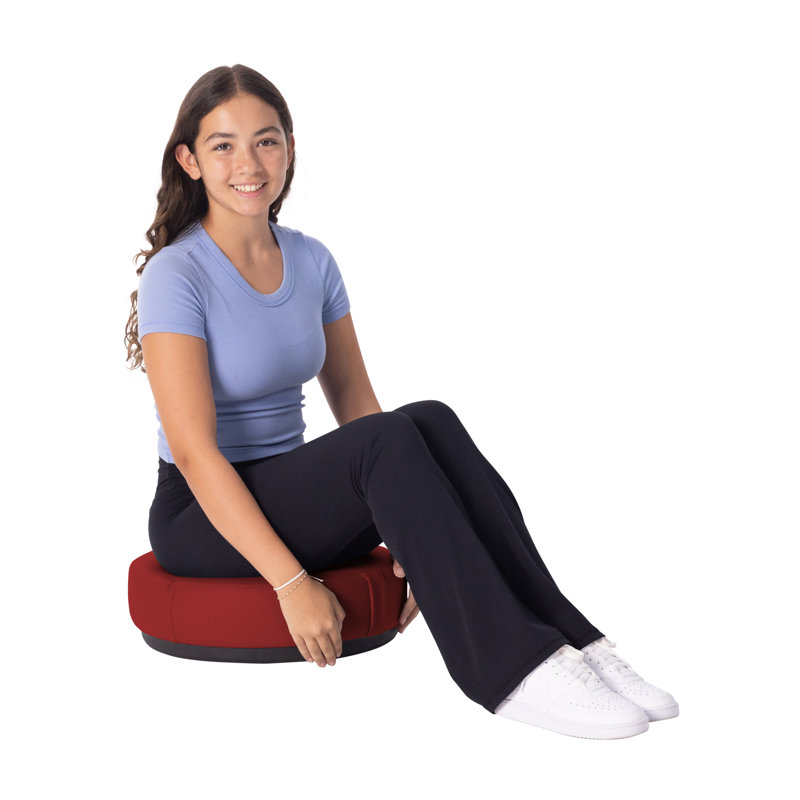 Coussin de plancher Pro Series avec base Wobble, paquet de 2, Cramoisi