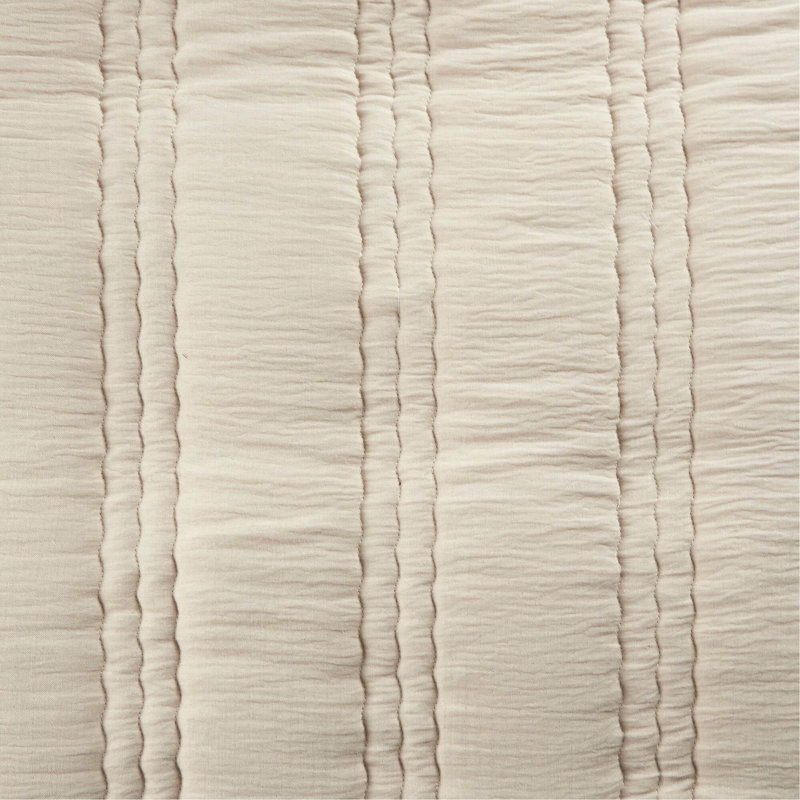 3 PCS Poly Gauze Quilt Set, Natural