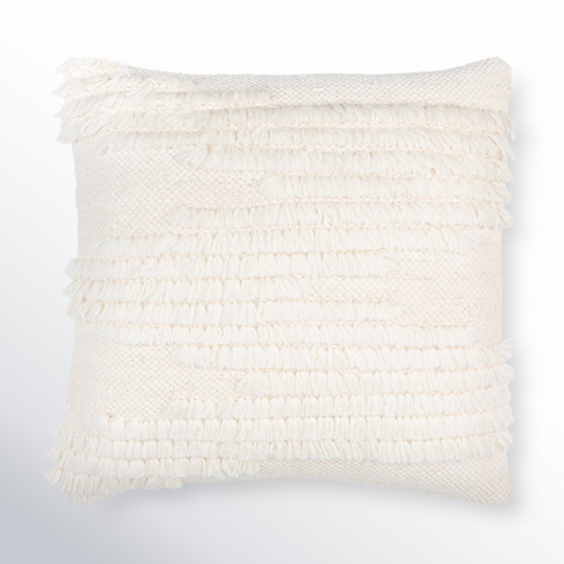 Housse de coussin Emberly, Polyester / bourre de polyester, 18 po x 18 po