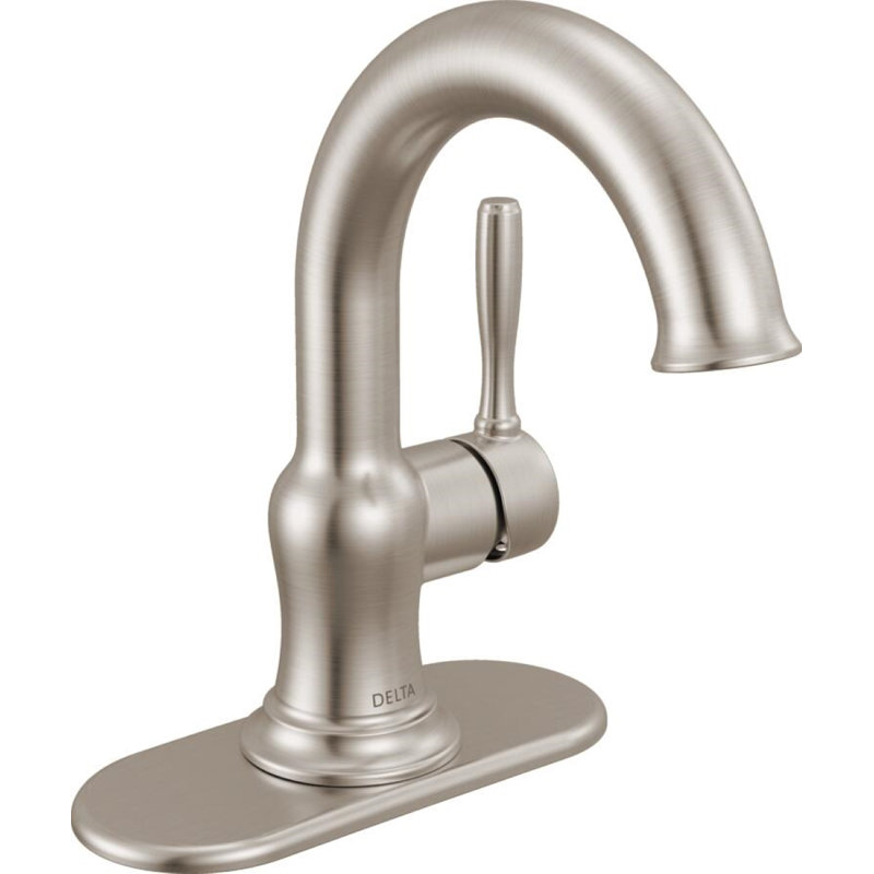 Single Handle Bathroom Faucet, Stainless