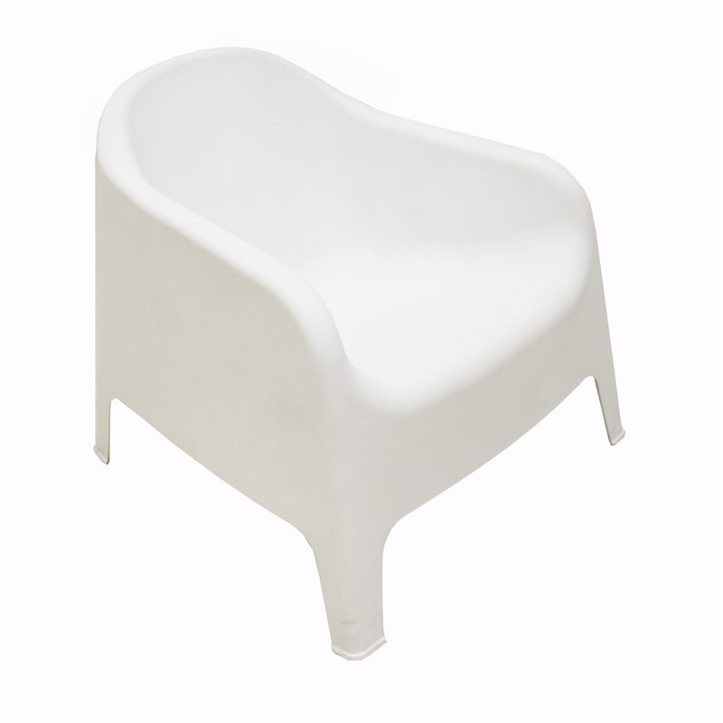 Chaise de patio Cissell, Blanc