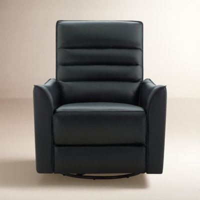 Gabi 33" Genuine Leather Swivel Power Recliner