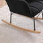 Chaise berçante rembourrée avec siège rembourré et haut dossier Teddy-924000003