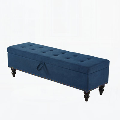 59" Bed Bench With Storage