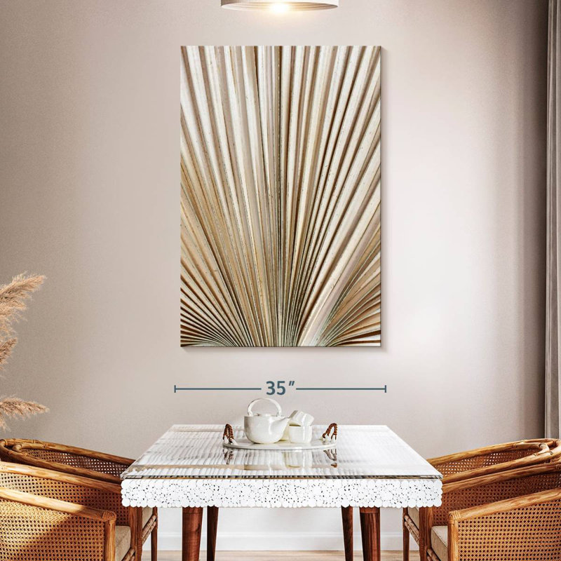 Harnek Dried Palm Leaf, 51" H x 34" W