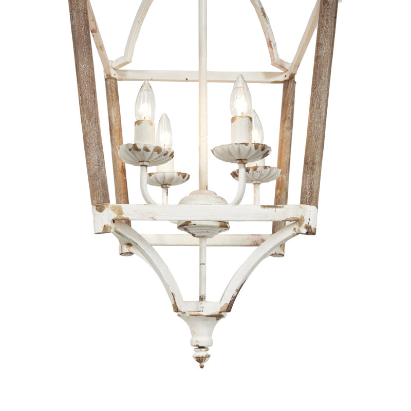 Lustre empire 4 lumières de style bougie Amour