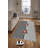 Stylish Woven Carpet (4 x 6 Feet), 100% Polyester, 0.3 in Pile Height | Antibacterial, Non-Slip PVC Dot Underside | Machine Washable, 3D Digital Printed Design | Perfect for Living Room, Bedroom & Office Decor-248178333