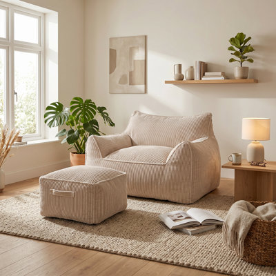 Corduroy Bean Bag Set