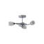 Delph Glass Semi Flush Mount