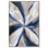 «White and Blue Blossom I», art abstrait indigo par Art Remedy