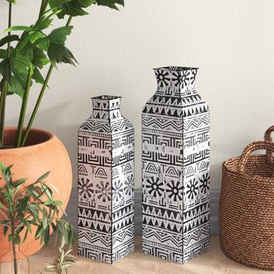 Hallatrow Metal Floor Vase