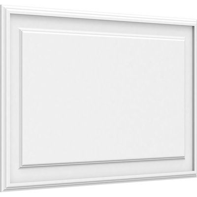 Panneau mural surélevé en PVC blanc Legacy