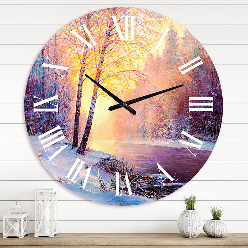 Horloge murale Lake House, Surdimensionné