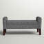 Banc de rangement à couvercle rabattable rembourré-30970440