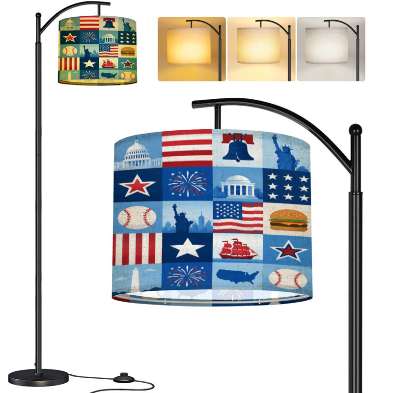  Lampe sur pied Arc American