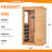 Mini Sauna, Low Emf Far Infrared Sauna, Home Spa Sauna With Bluetooth Speakers