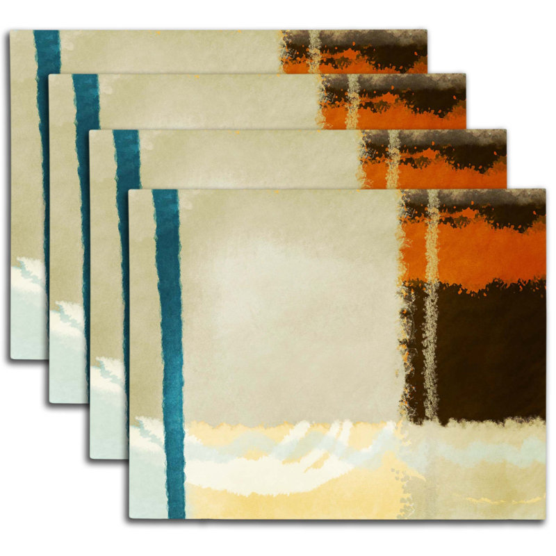 Napperon abstrait en polyester