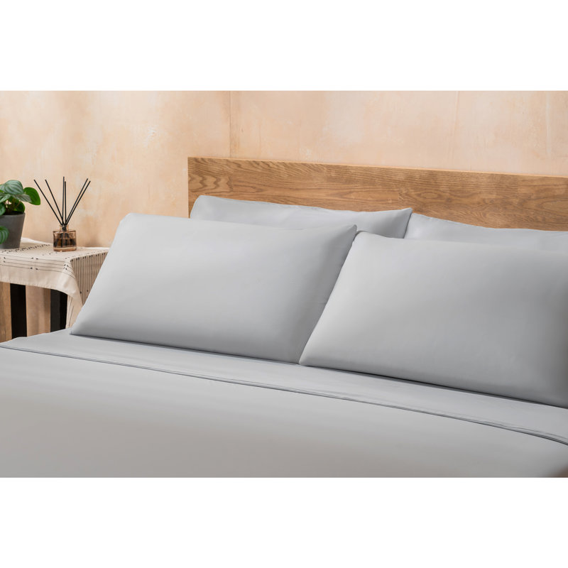 REST Evercool® 4-Piece Cooling Sheet Set – Award Winning, Breathable Moisture-Wicking Bed Sheets with Ionic+ Self-Cleaning Fabric, Ultra-Soft & Deep Pocket Fitted Sheet for Hot Sleepers, Machine Washable
