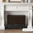 White Solid Wood Electric Fireplace