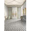 Marbre à jet d'eau 12 * 12, gris blanc 2 couleurs, marbre naturel, pour plancher et mur, carrelage en marbre poli, pierre naturelle, marbre véritable, marbre véritable