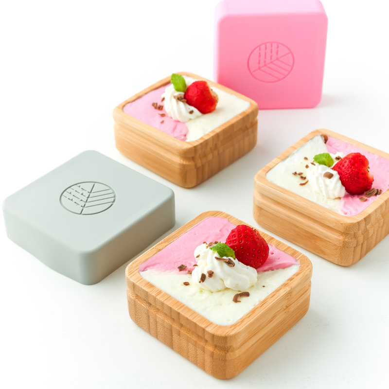 Food Storage Container, Pink/Grey