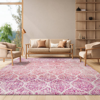 Tapis à motif géométrique Balcom Performance