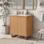 Ensemble de meuble-lavabo 30 po avec lavabo, armoire combinée, armoire de rangement pour salle de bain, structure en bois massif-968707383