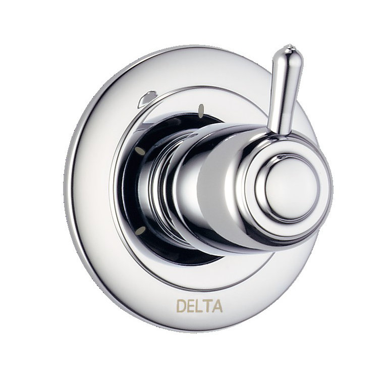 3-Setting Shower Handle Diverter Trim Kit, Diverter Valve Trim Kit, Chrome